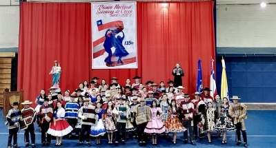 El Taller de Folklore participó en el Primer Nacional Salesiano de Cueca en Talca.