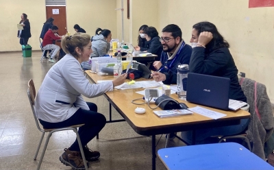 Equipo CESFAM de Catemu Realiza Control Preventivo del Adulto en la Escuela Agrícola.